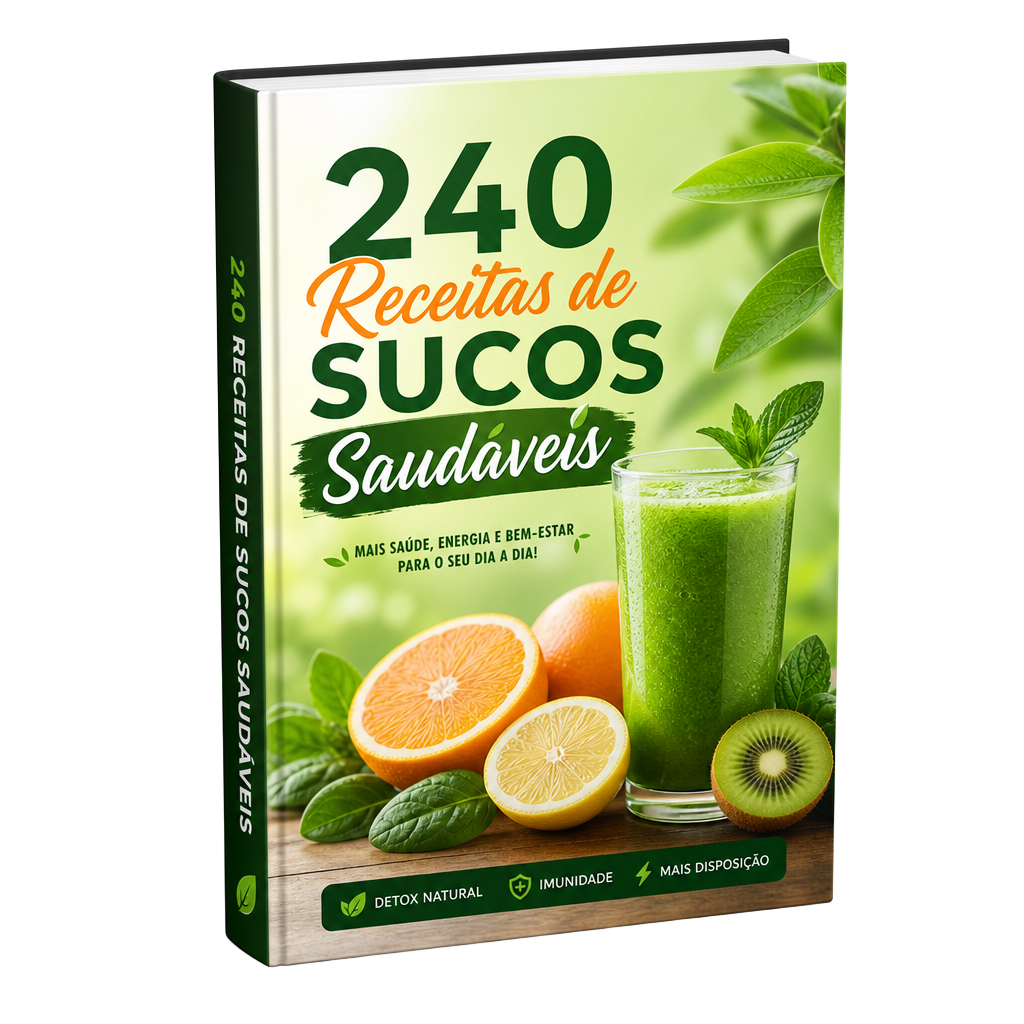 eBook 240 Receitas de Sucos Saudáveis